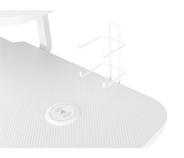 Genesis Biurko gamingowe HOLM 320 RGB białe - 1077883 - zdjęcie 7